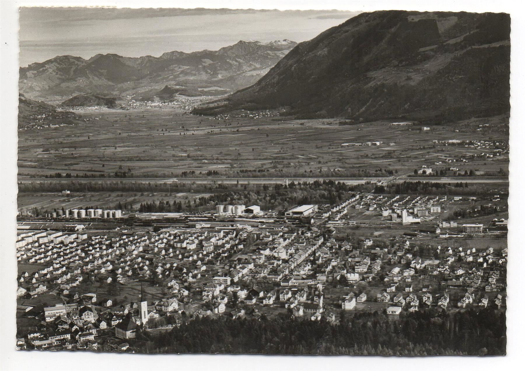 Cartoline postali: BUCHS am Rhein – Usato da Jona venduto da philajona