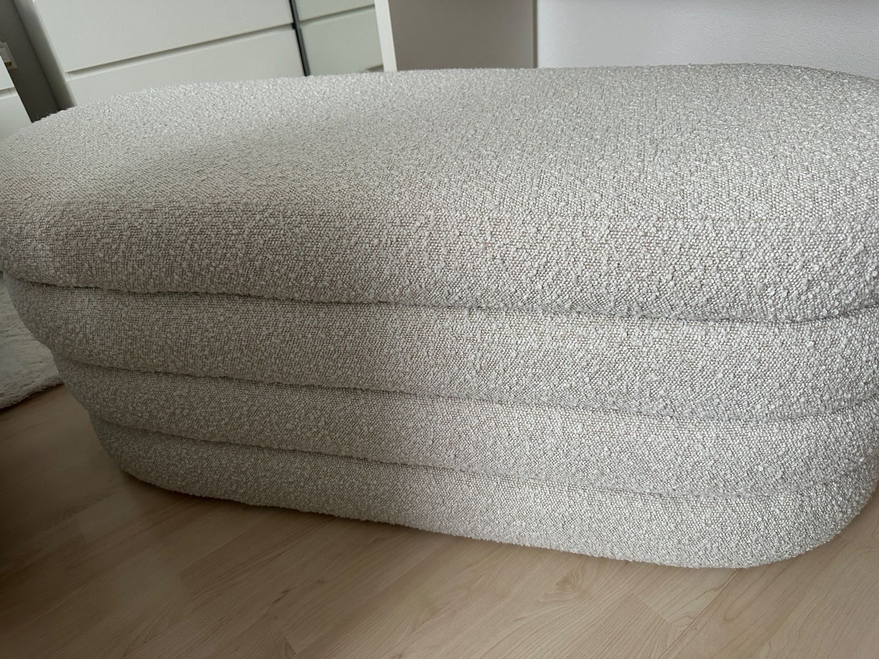 Panchine: Polsterbank Bouclé-Stoff creme – Nuovo (secondo la descrizione) da Zofingen venduto da SJJ99