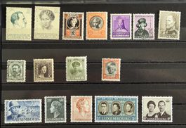 Luxemburg Briefmarken Sammlung, Vintage, Top!
