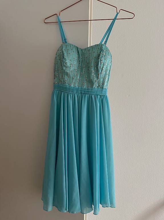 Vestiti: Abendkleid mit Glitzer in türkis – Usato da Dübendorf venduto da selinamariah 1