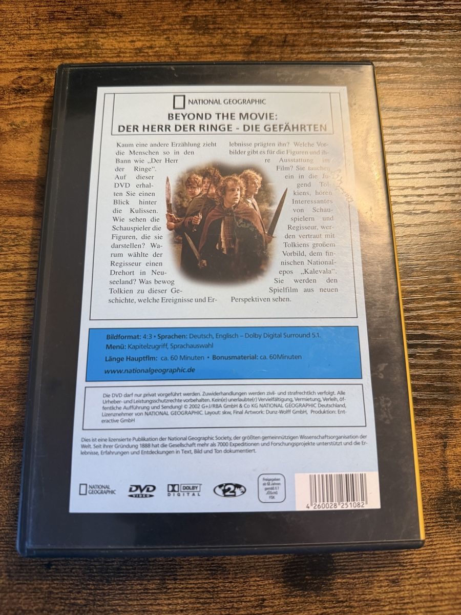 Tutti i DVDs: Herr der Ringe National Geographic DVD – Usato da Allschwil venduto da Collector.Shop.Swizz 2