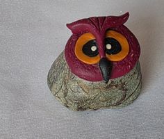 Eule Figur Naturstein Handgemacht  siehe Foto