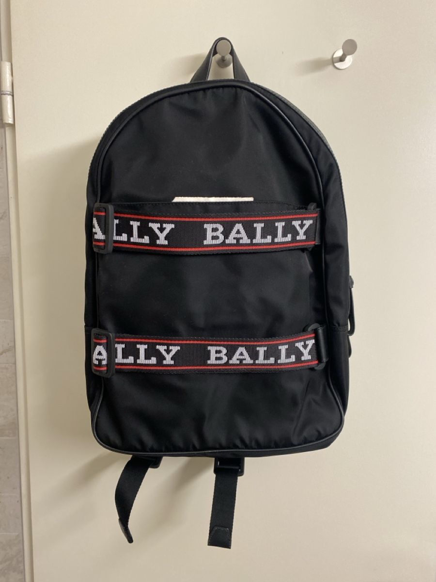 Bally Zaini: Bally Black Nylon Backpack  – Nuovo e nell'imballaggio originale da Buttikon SZ venduto da Maxwelltime