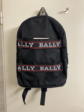 Bally Black Nylon Backpack 