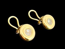 Chopard Happy Diamonds  0.1c Ohrstecker 18k Gelbgold *S1857