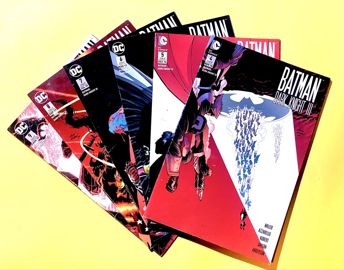 Fumetti: 6 Comics Batman Dark Knight III, #4 - 9! – Usato da Zuerich venduto da SonderArt-Wertgut