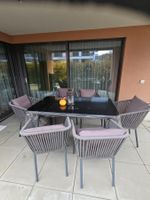 Gartenset, Tisch mit 6 Stühlen, neuwertig für den Sommer