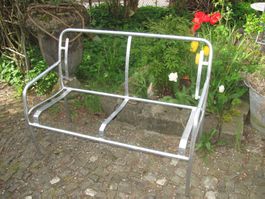 Bigla Gartenbank 2 Plätzer, 120cm, Gestell, komplett neu!
