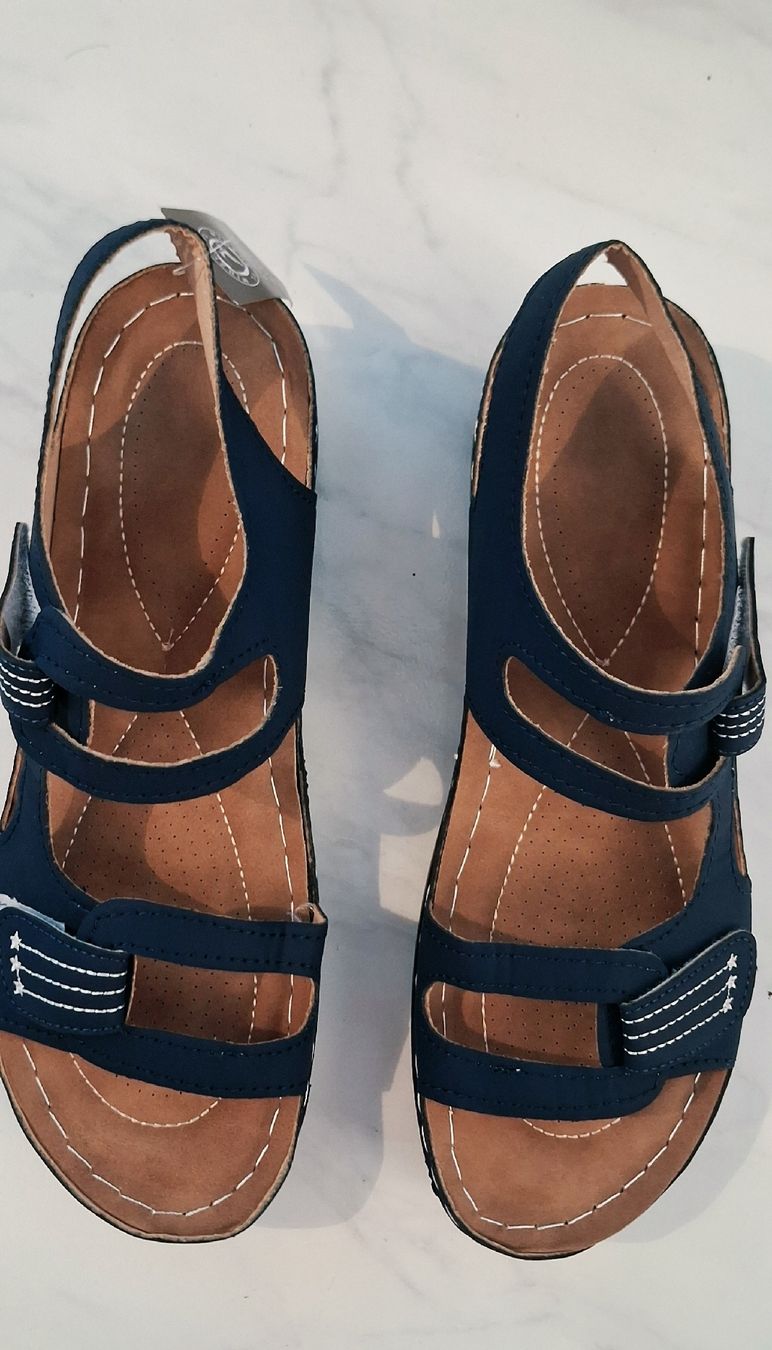 Scarpe da donna: Sandalen mit Klett – Nuovo (secondo la descrizione) da Rotkreuz venduto da schweizerin72