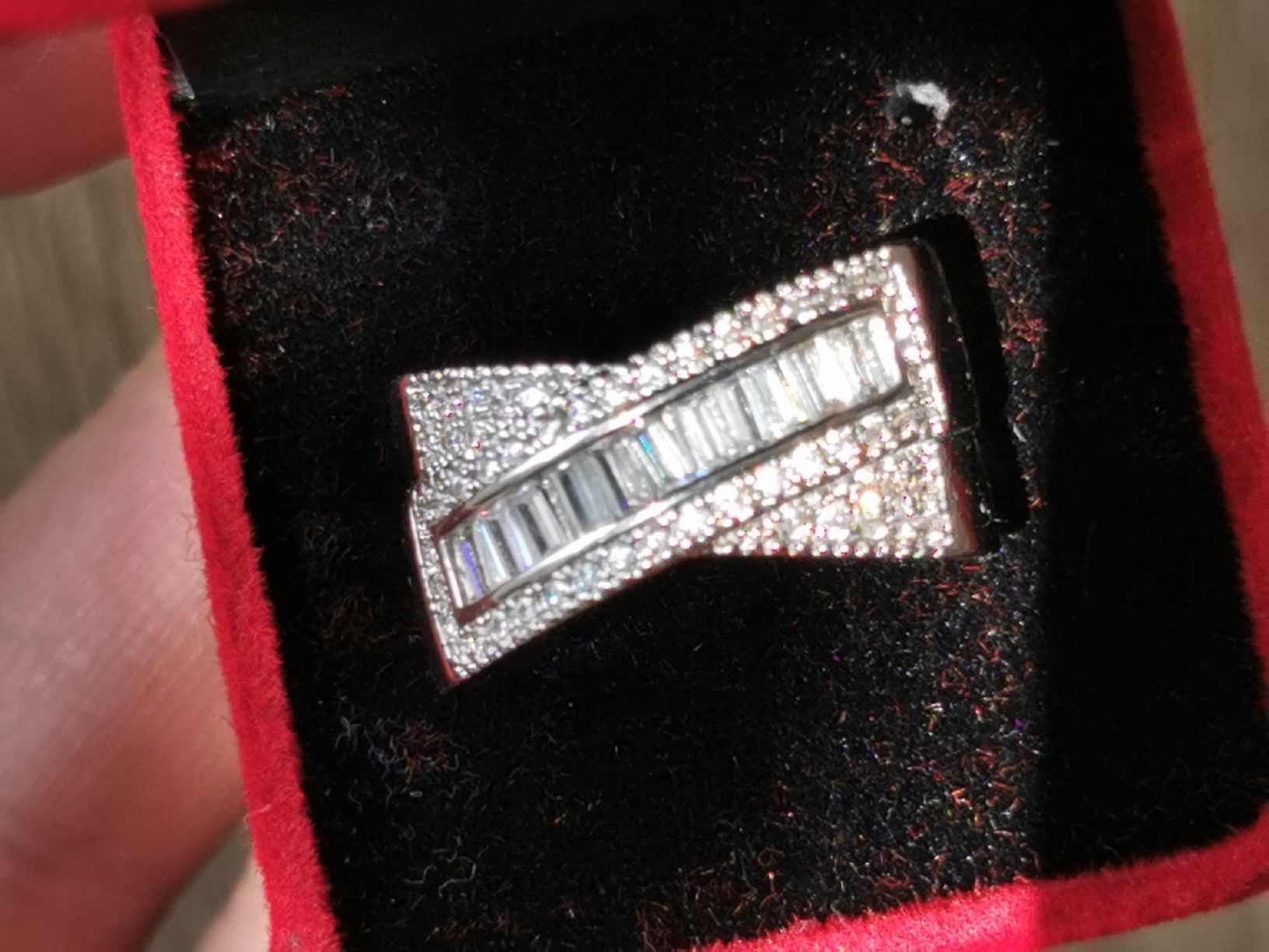 Anelli: Damen Silber 925 Ring mit Zirkone – Nuovo e nell'imballaggio originale da Schlieren venduto da vlalif 3