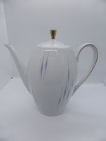 Oscar Schaller cafetière en porcelaine décor épis colorés