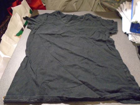 T-Shirt Grösse S, Gildan Premium, schwarz, hinten Aufdruck