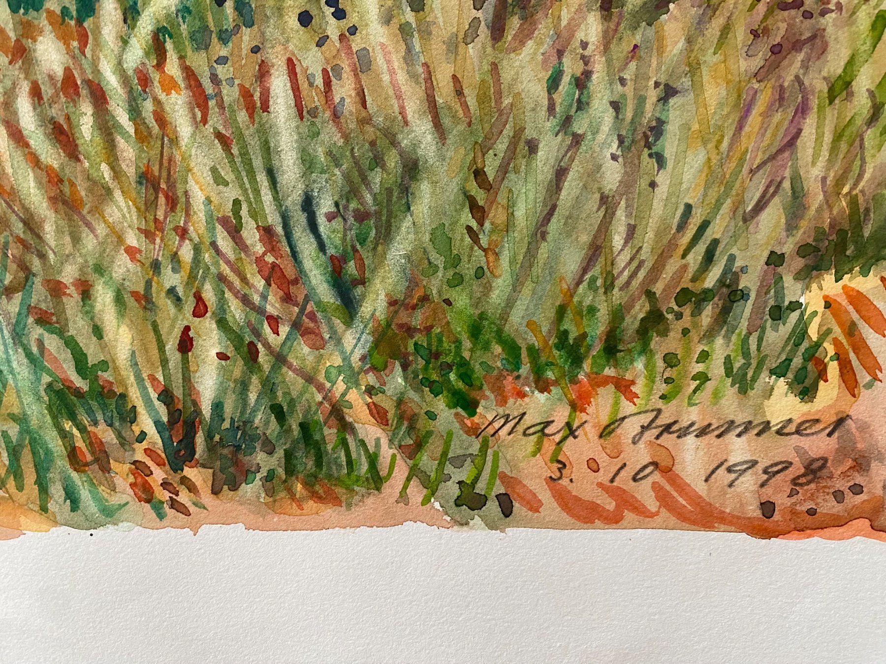 Dipinti: Max Brunner  - Kraftvolles Aquarell-Bild -  Original – Usato da Zürich venduto da jesulin05 3