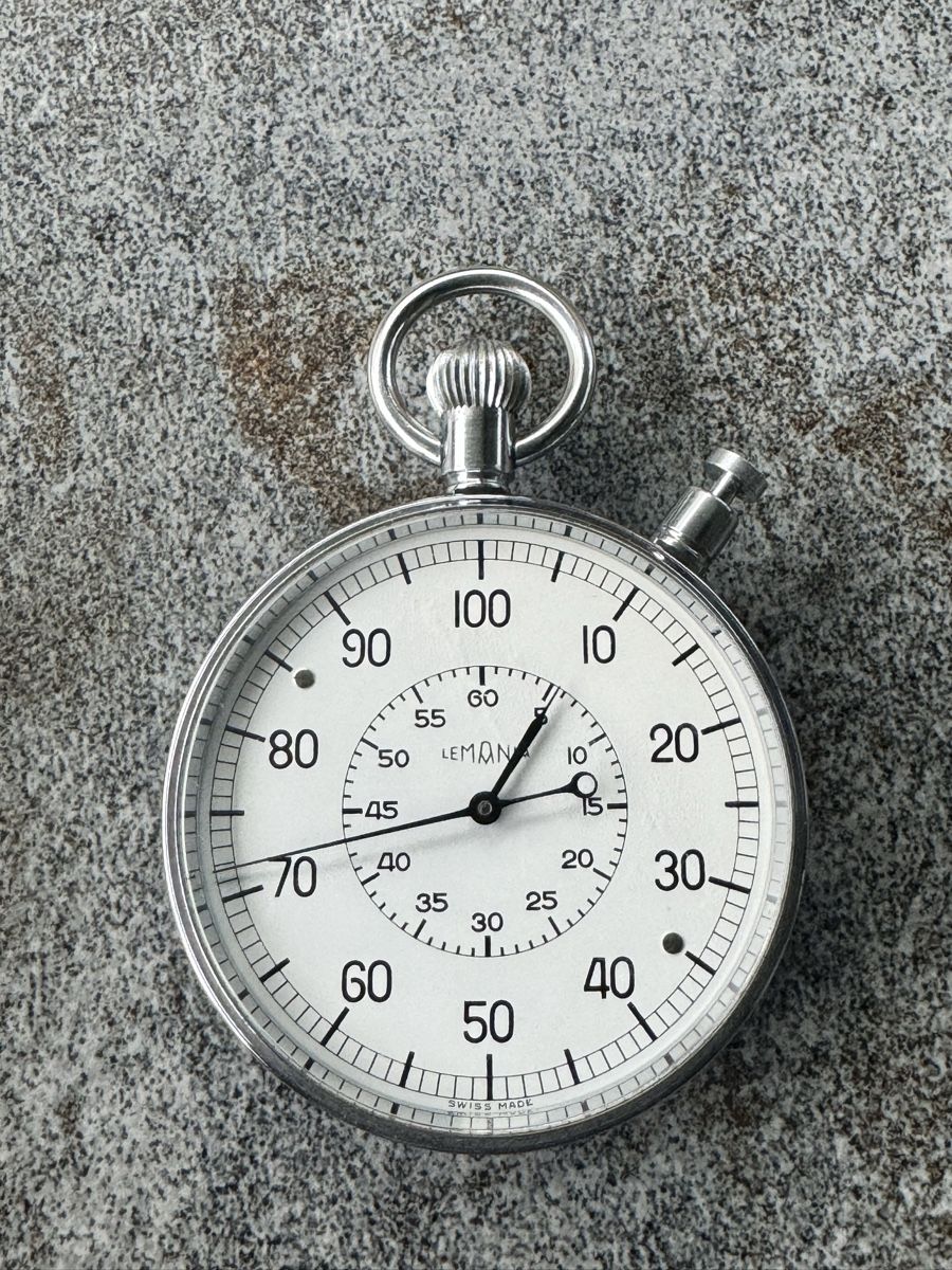Lemania Orologi: Lemania Stoppuhr – Usato da Sursee venduto da Dersempacher