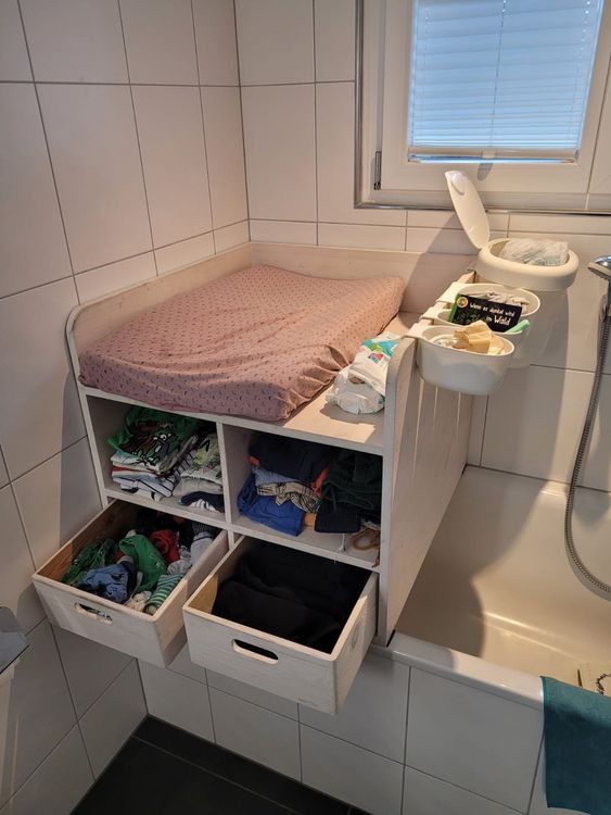 Wickeltisch Badewanne Selber Bauen