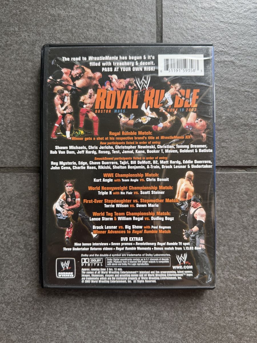 Alle DVDs: WWE Royal Rumble 2003 DVD – Gebraucht aus Zürich von cENS0R 1