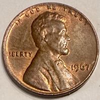 Vereinigte Staaten 1 Cent 1967 Lincoln Memorial Münze