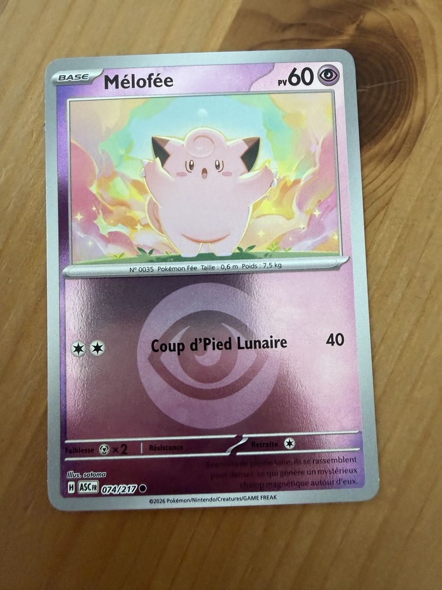 Pokémon Carte collezionabili: Mélofée (ASC074) – Nuovo (secondo la descrizione) da Vevey venduto da Matx