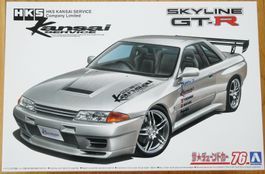 Aoshima HKS Kansai BNR32 Nissan Skyline GT-R '90 1:24