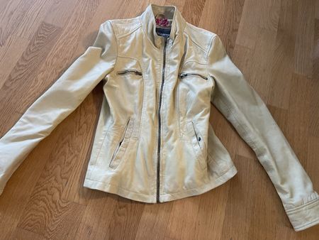 Lederjacke Leonardo Lederjacke Senfgelb Grösse S Top Zustand