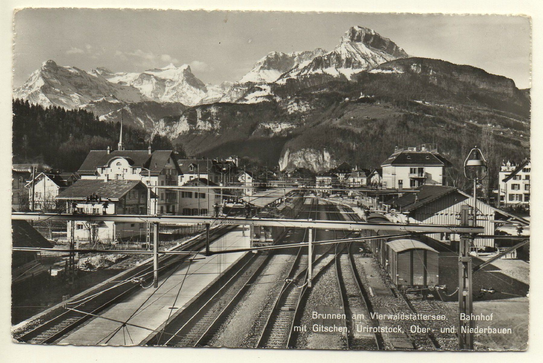 Cartes postales: BRUNNEN Bahnhof mit Bahn – Neuf (Voir description) à Jona par philajona