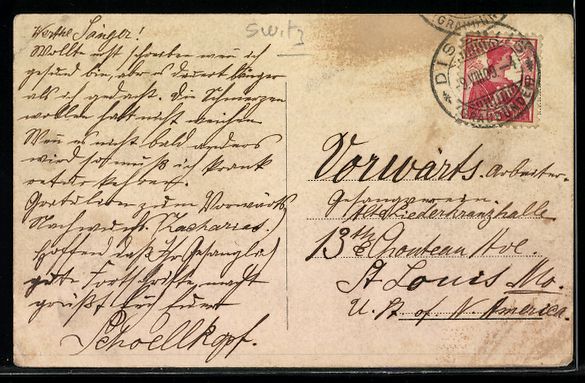 Cartoline postali: AK Disentis, Sontget, Strassenpartie – Usato da Berlin venduto da bartko-reher 1