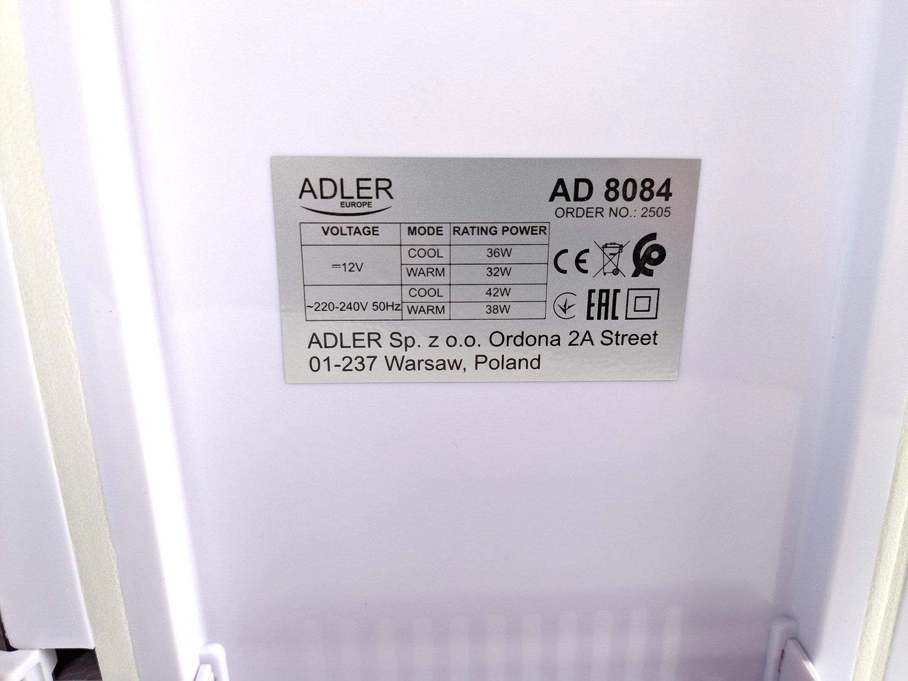 Frigoriferi: ADLER EUROPE Mini Kühlschrank – Nuovo (secondo la descrizione) da Dintikon venduto da Restwert_Dintikon 5