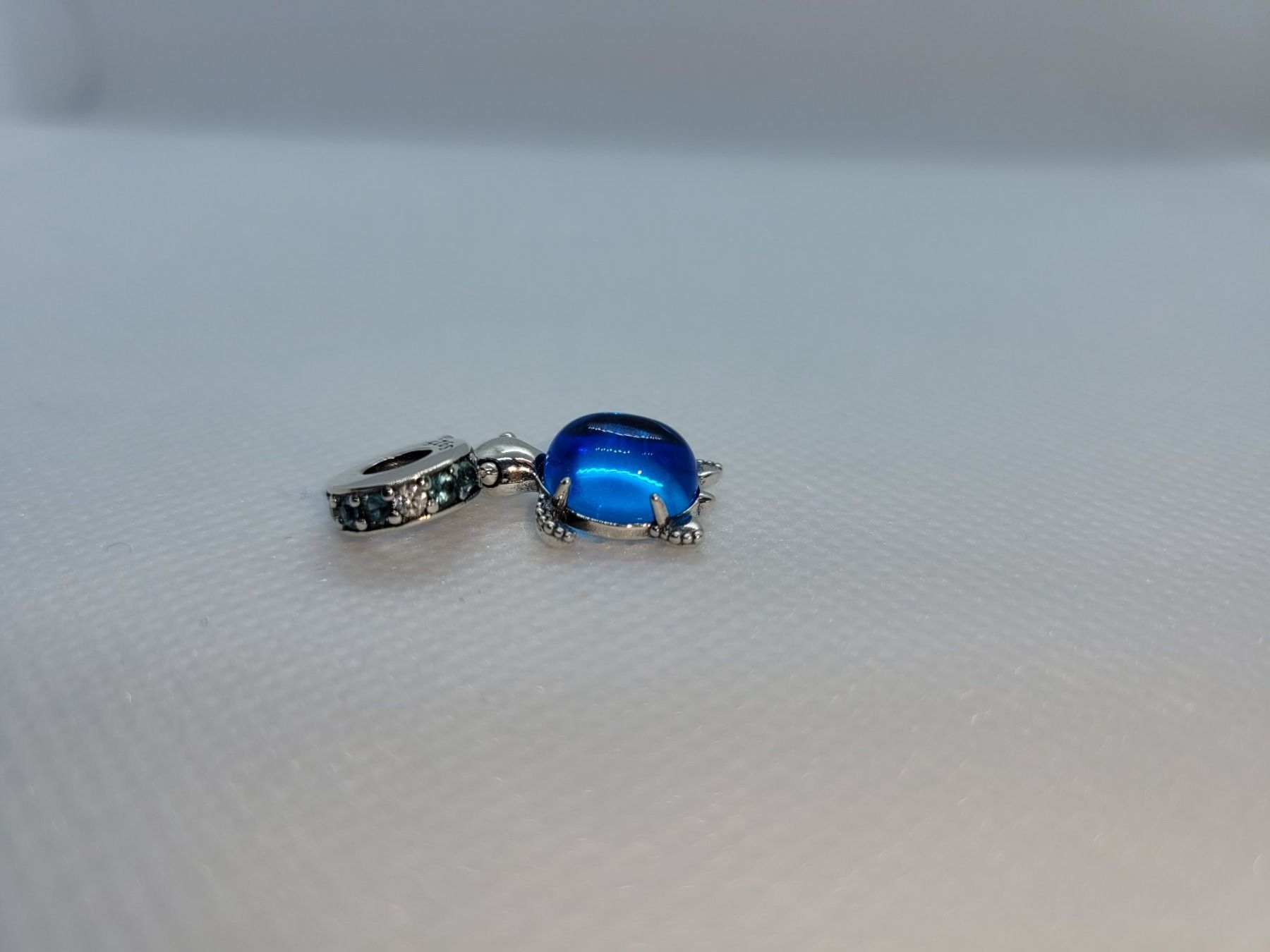 Ciondoli: Charm "hellblaue Schildkröte" zu Pandora 925 Silber – Nuovo (secondo la descrizione) da Niederbüren venduto da Fidi5 2