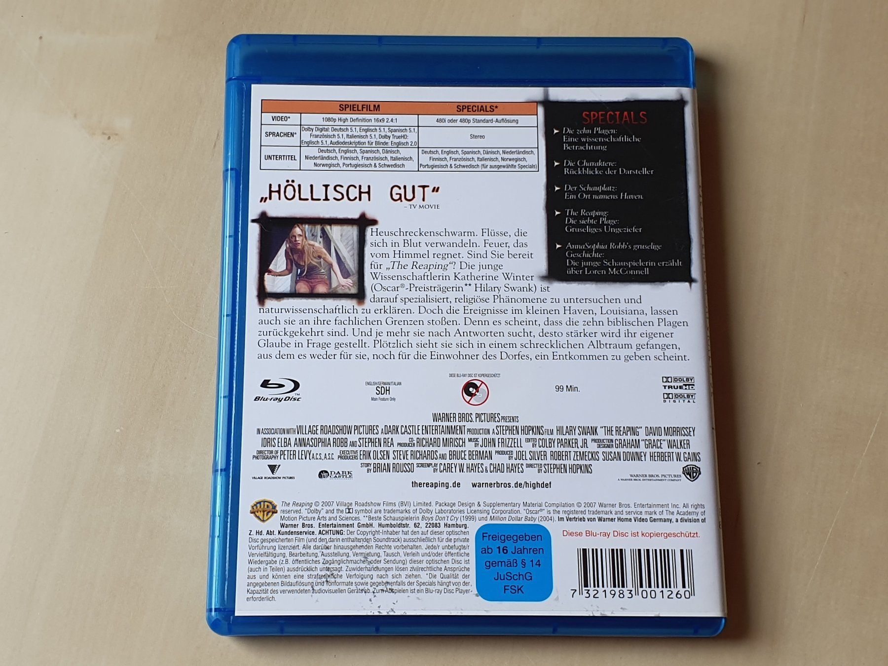 Tutti i DVDs: The Reaping – Usato da Stansstad venduto da collectorsshop 1