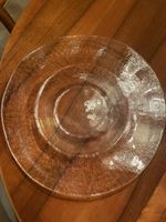 Hergiswiler Glasschale, 39.5 cm Durchmesser, Höhe 4,5 cm