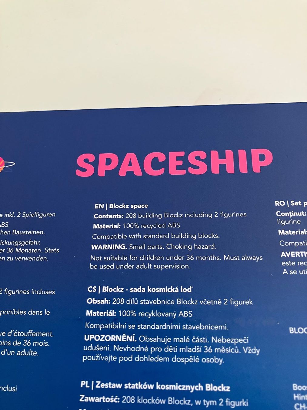 Kit di costruzioni: SPACESHIP Blockz – Nuovo e nell'imballaggio originale da Bättwil venduto da Profi44 1