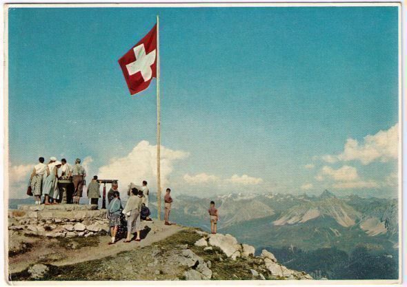 Ansichtskarten: Arosa - Weisshorngipfel – Gebraucht aus Binningen von Mountainrider