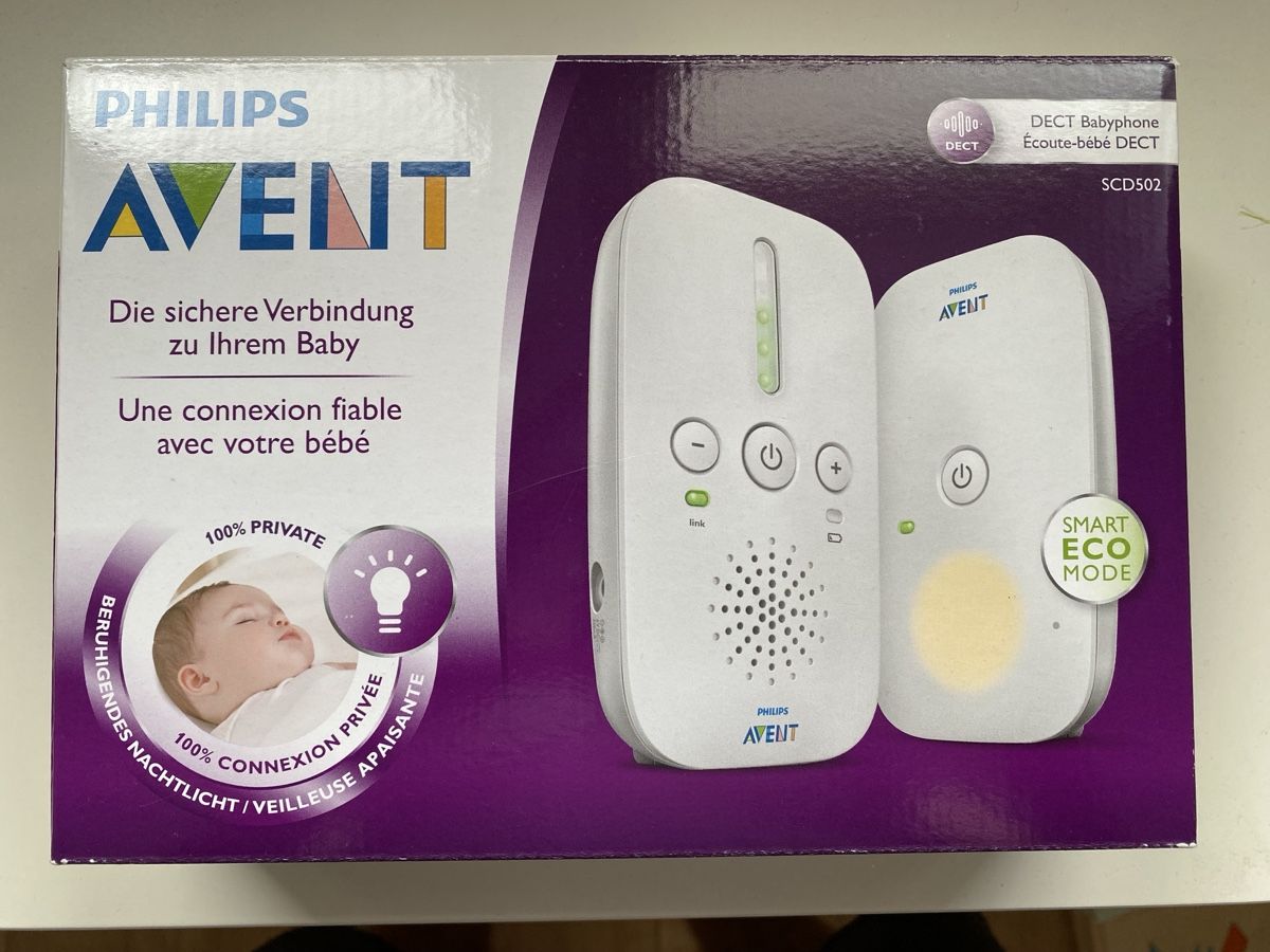 Philips Babyphone: Philips Avent DECT Babyphone SCD502 gebraucht – Usato da Broc venduto da nicolaskamer