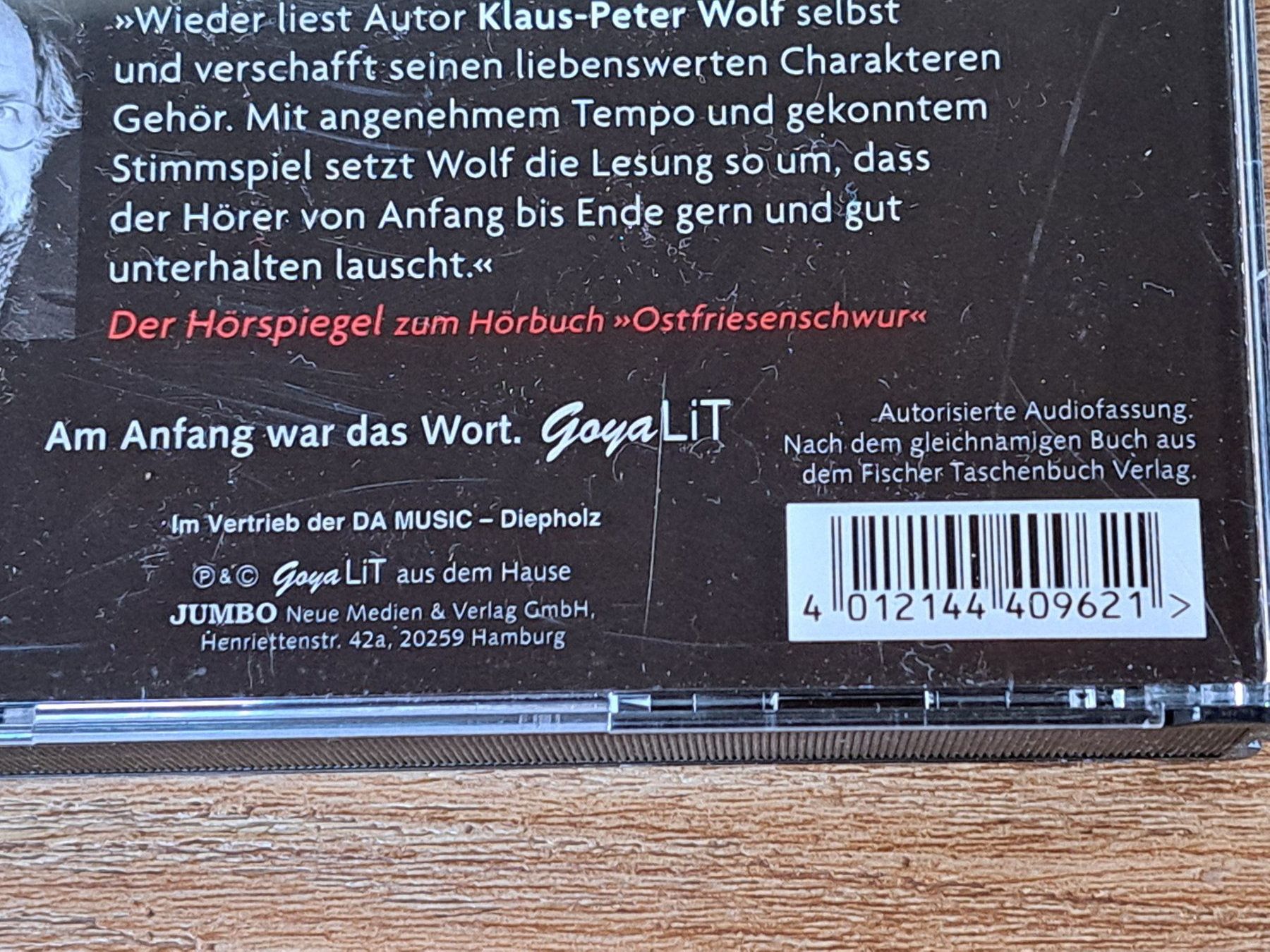 Audiolibri: Hörbuch Ostfriesen Hölle, Klaus-Peter Wolf – Nuovo (secondo la descrizione) da Unterseen venduto da Kanica 4