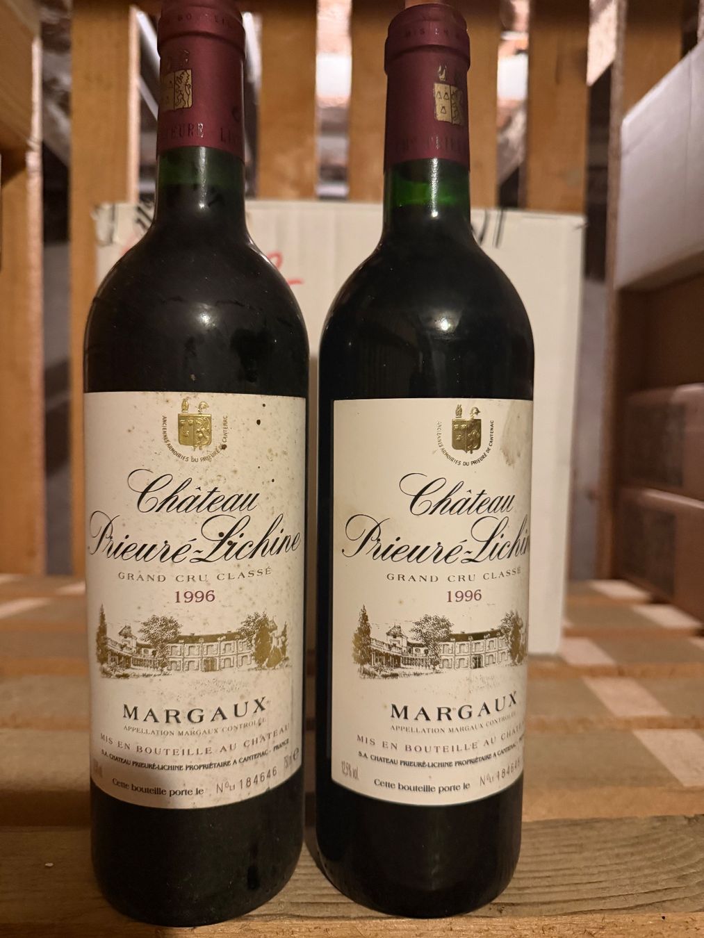 Vino: SUPERBE Château PRIEURE-LICHINE 1996 Margaux – Nuovo (secondo la descrizione) da Roche VD venduto da avediscipule 5