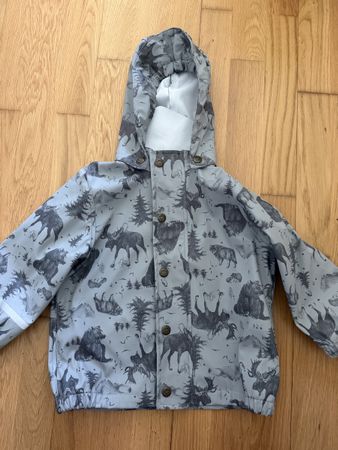Mikk-Line Regenjacke Gr. 86/92 Top Zustand Herbst Jacke