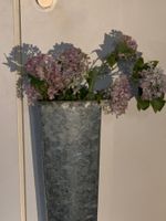 eckige Deko Vase aus zinkorblech klein