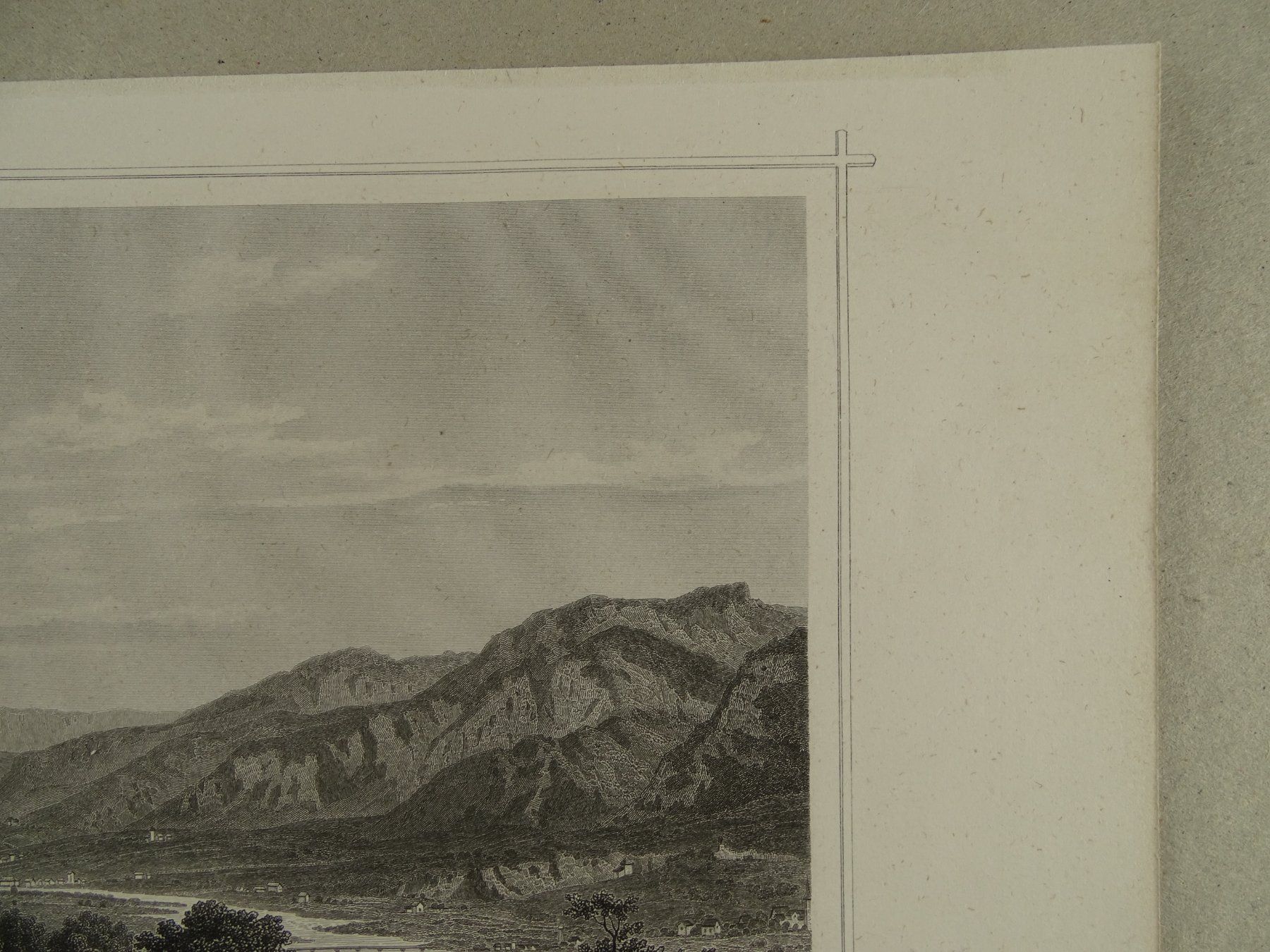Incisioni: THUSIS, STAHLSTICH NACH ROHBOCK 1870 – Usato da Grüningen venduto da Kartensammler 3