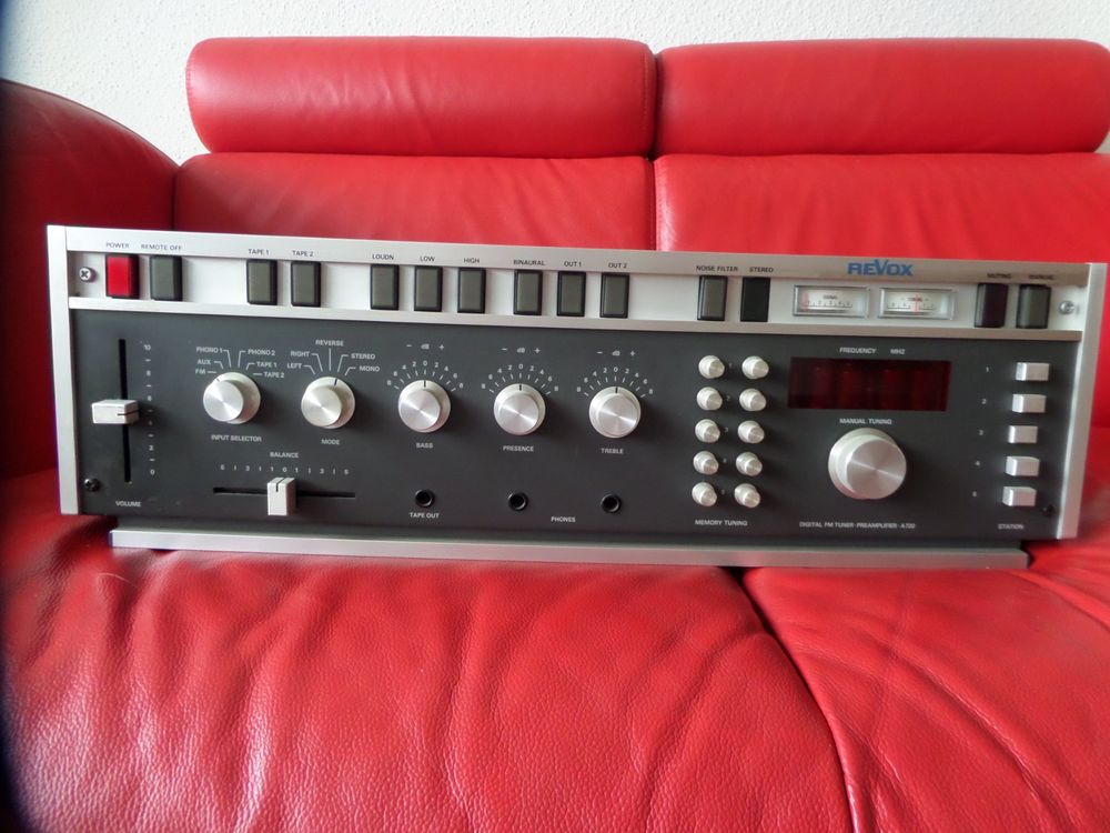 Revox A720 Vor-Verstärker/Tuner Receiver/ Teilrevdiert (Gebraucht) in ...
