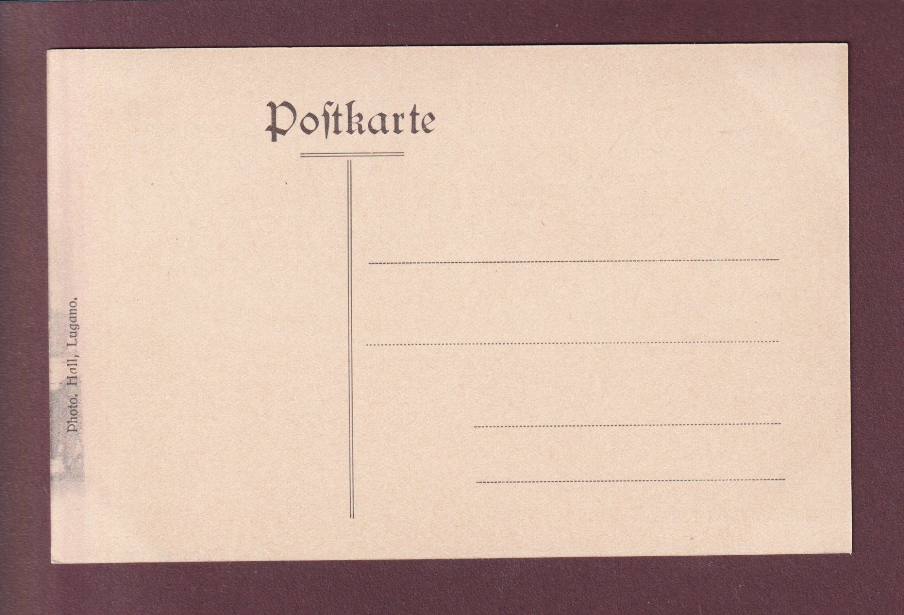Cartoline postali: LUGANO - Quai-Tell – Usato da Pully venduto da nicecards 1
