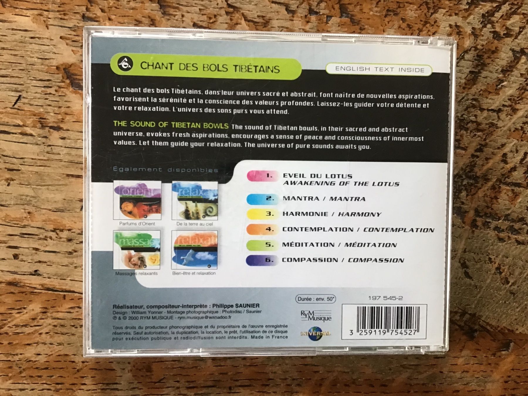 CDs: CD Chant des bols tibétains – Gebraucht aus Fully von Ruby97 2