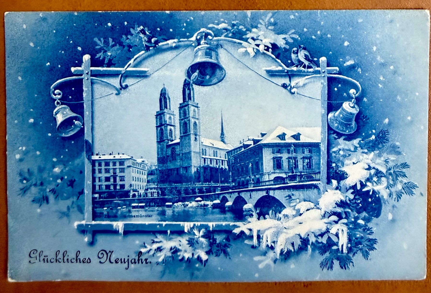 Ansichtskarten: Zürich - Neujahr 1911 – Gebraucht aus Lutry von Ediego