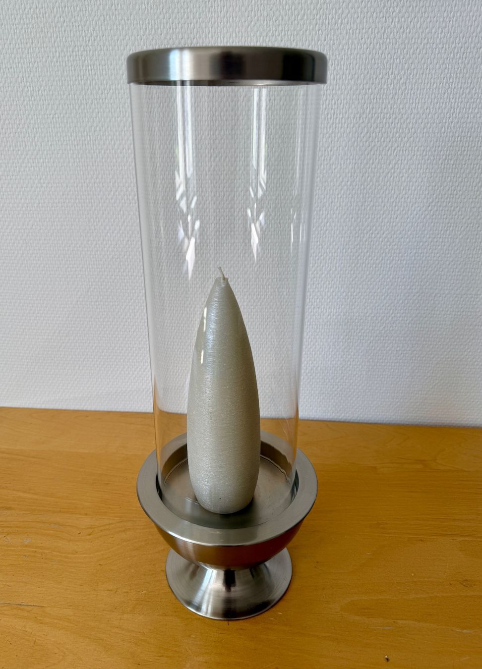 Portacandele: Windlicht aus Glas mit Kerze, Tischdeko, modern – Usato da Arbon venduto da mei_cnd6