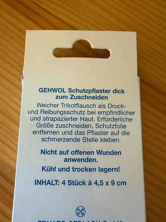 Pedicure: Schutzpflaster dick – Nuovo e nell'imballaggio originale da Nottwil venduto da Frontal 1