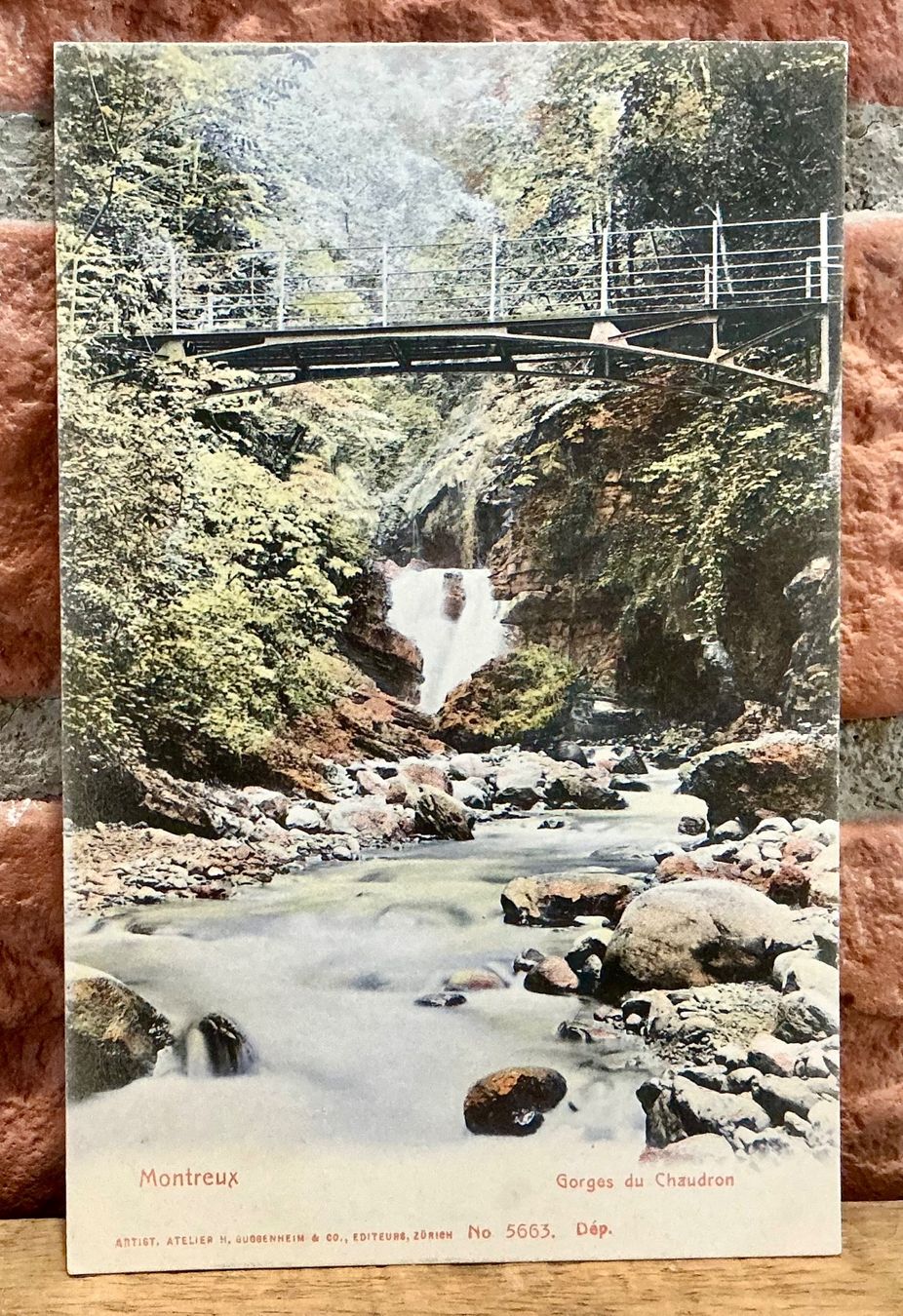 Cartoline postali: GORGES du CHAUDRON - Montreux – Usato da Root venduto da ENGLAND-TREASURES