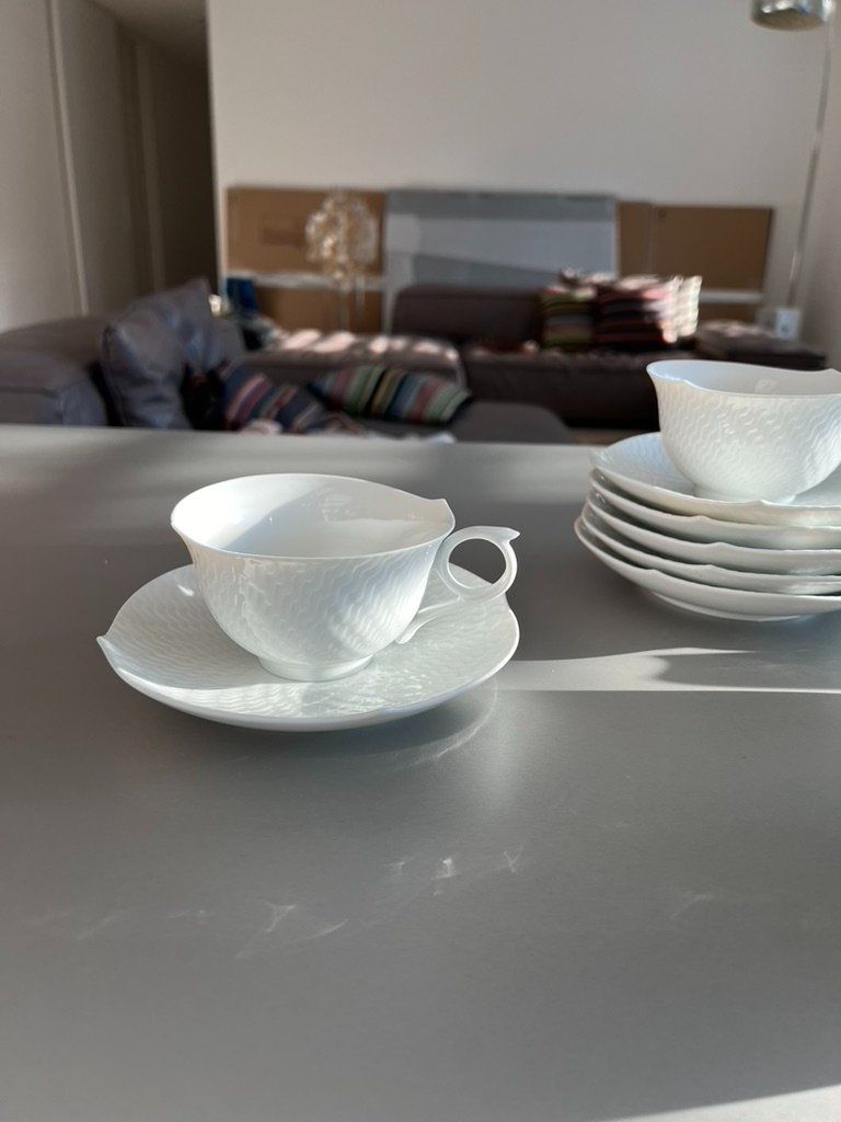 Set di piatti: Weisses Meissen Teegeschirr – Usato da Zumikon venduto da hall0123 1