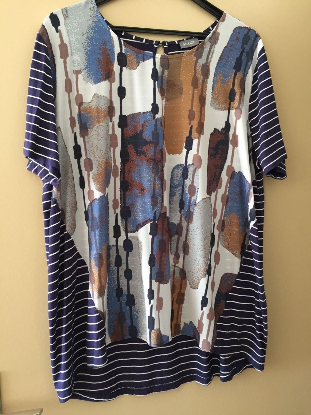 T-shirt: Samoon Damen Shirt, Gr. 48 – Nuovo (secondo la descrizione) da Dietlikon venduto da Trukaip