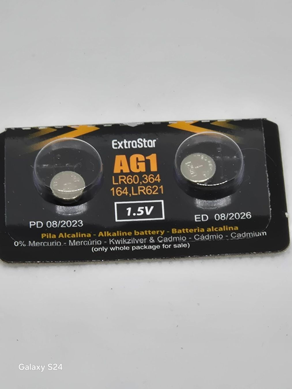 Caricatori & Batterie: Duo-Pack AG1 BATTERY / compatible LR621 / AG 1 / 364 / SR60 – Nuovo e nell'imballaggio originale da Losone venduto da bal_gfp6