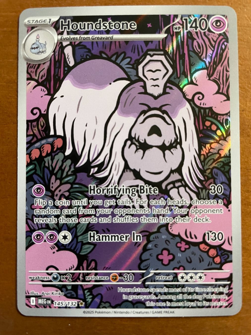 Pokémon Carte collezionabili: Pokemon Houndstone (Versand gratis) – Nuovo (secondo la descrizione) da Chur venduto da Angerson