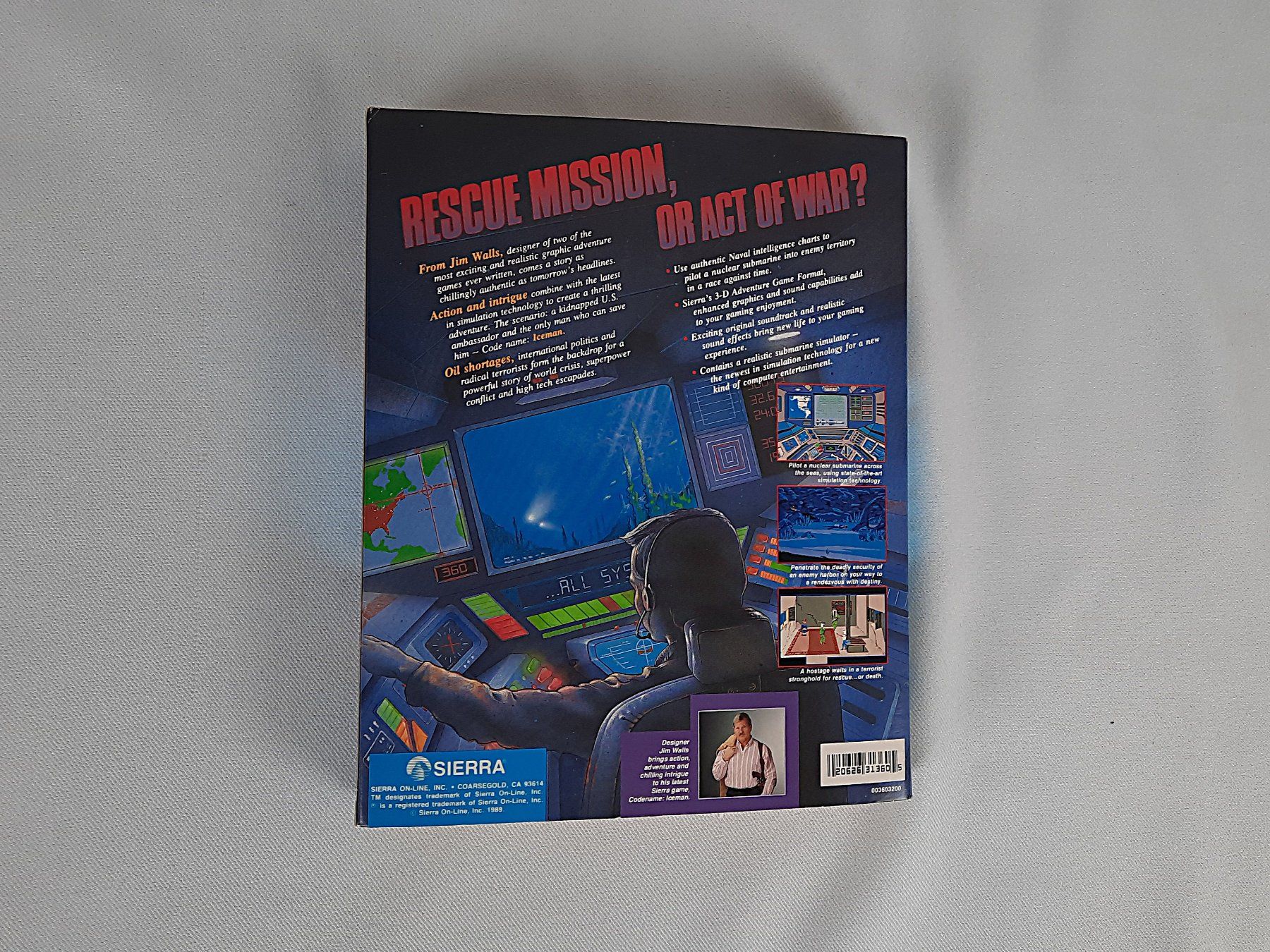 Giochi: CODENAME: ICEMAN-Sierra Big Box 13 Disketten – Usato da Beinwil am See venduto da Restwert_Beinwil 1